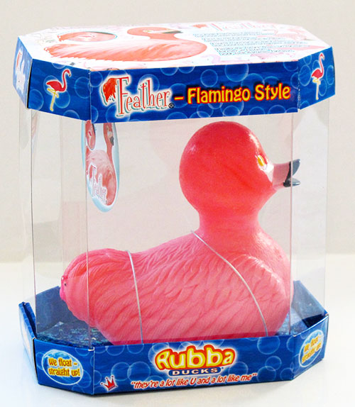 Pato flamante rosa