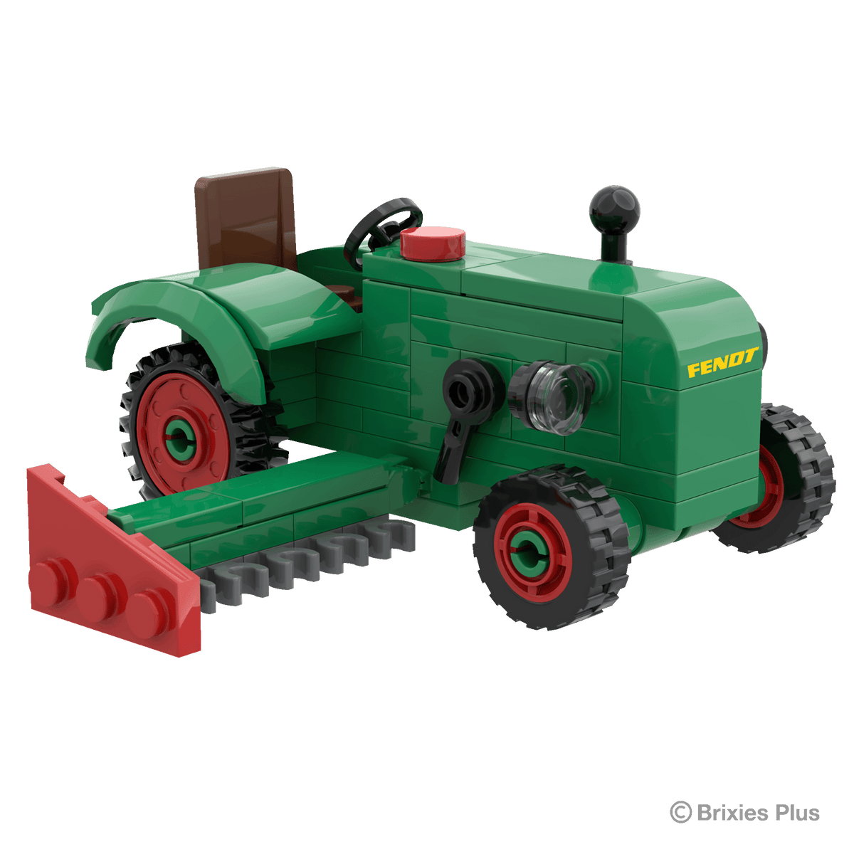 BRIXIES Plus Fendt Dieselross F28 (mit Mähbalken) Classic Club Collection