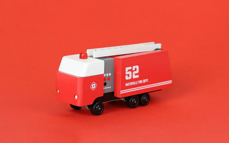 Camion dei pompieri in legno Candycar World - 52 Waterville Fire Dept.