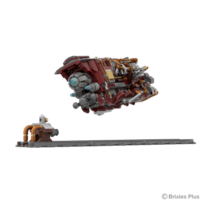BRIXIES Plus Steampunk Flying Train