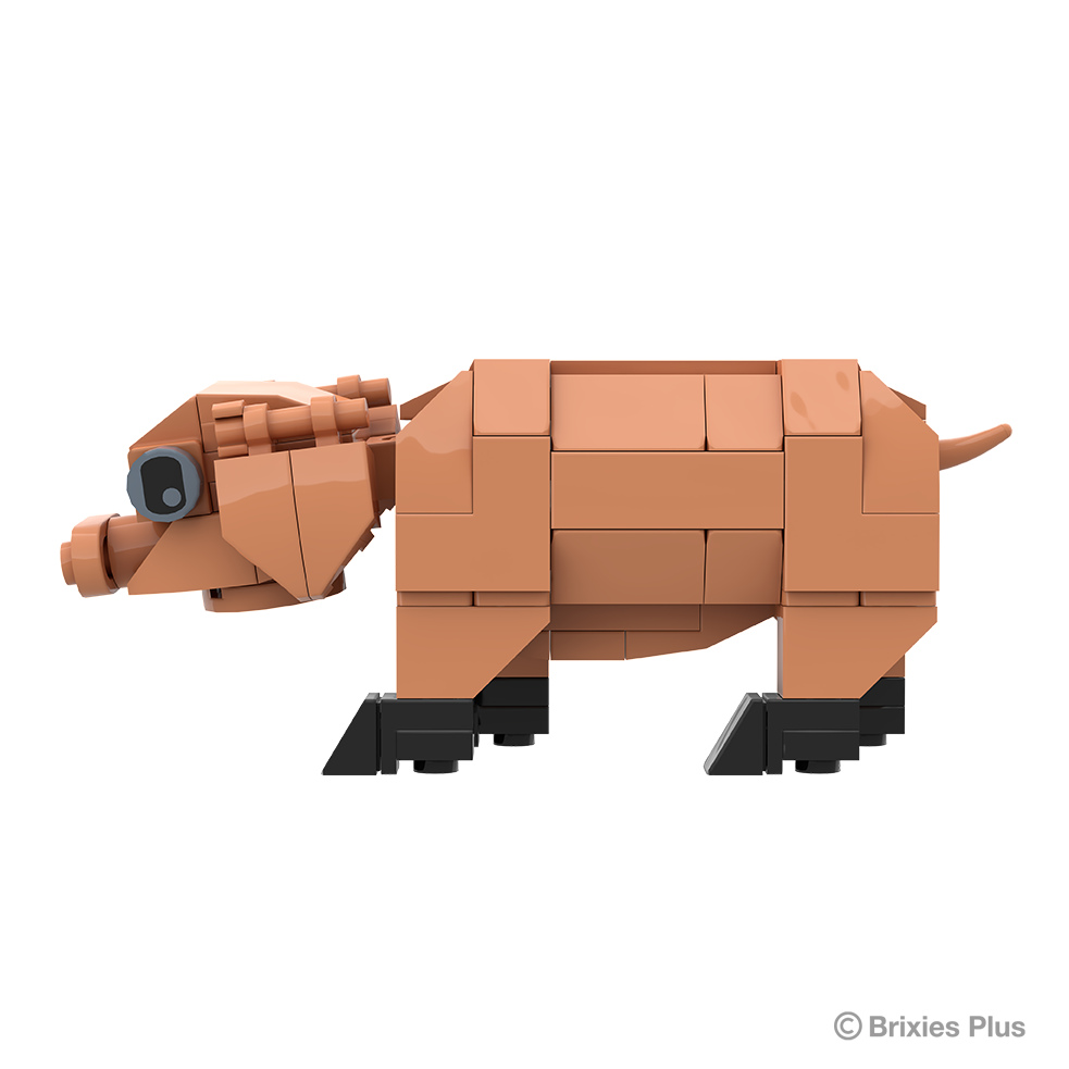 BRIXIES Plus Farmbuddies Schwein / Pig