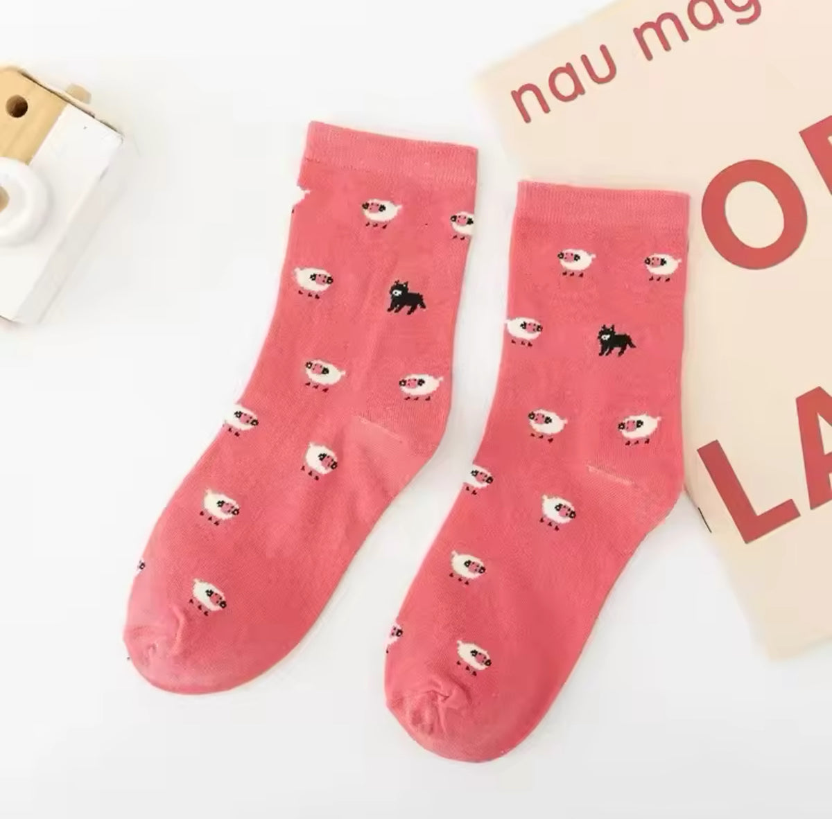 Calcetines de oveja y lobo