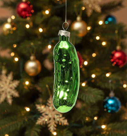 Green Pickle Christmas Bauble