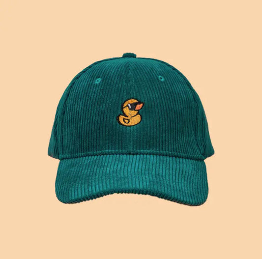 Gafas de sol con gorro de terciopelo de pato amarillo