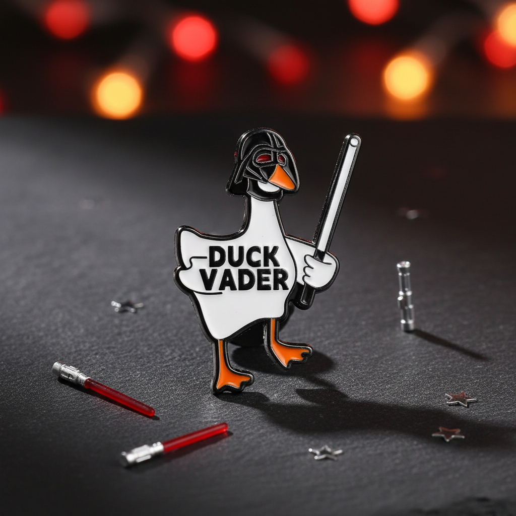 Pin de Vader de pato blanco