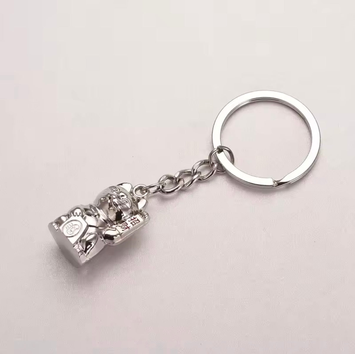 Porte clés Chat Chanceux