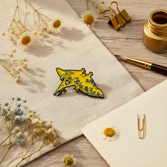 Pin de pterodáctilo herbívoro