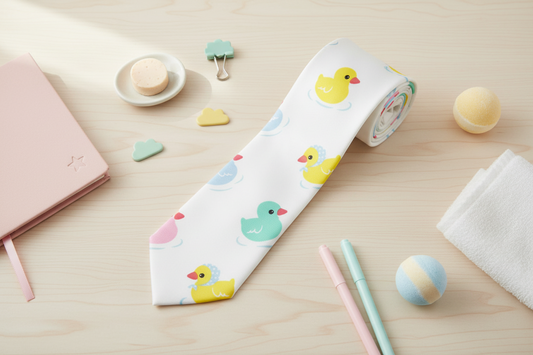 Cravate Canard Multicolore