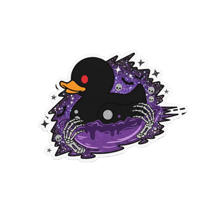 Autocolante Pato Gótico – Pato Escuro