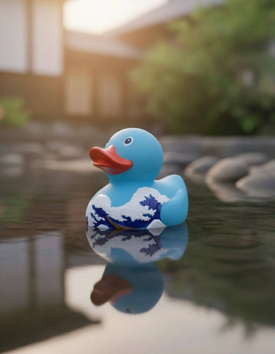 Pato de las olas del monte Fuji