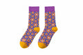 Socken Mosaïque Violette