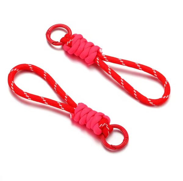 Porte-Clés en Corde Tressée