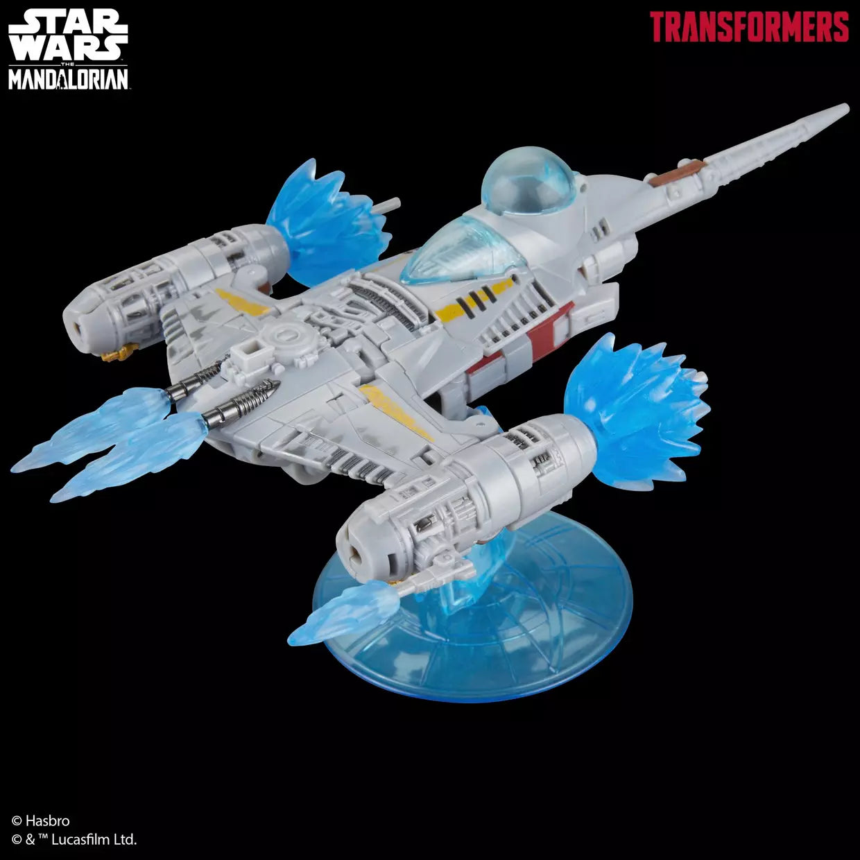 transformers collaborative star wars the mandalorian™ n 1 starfighter hasbro