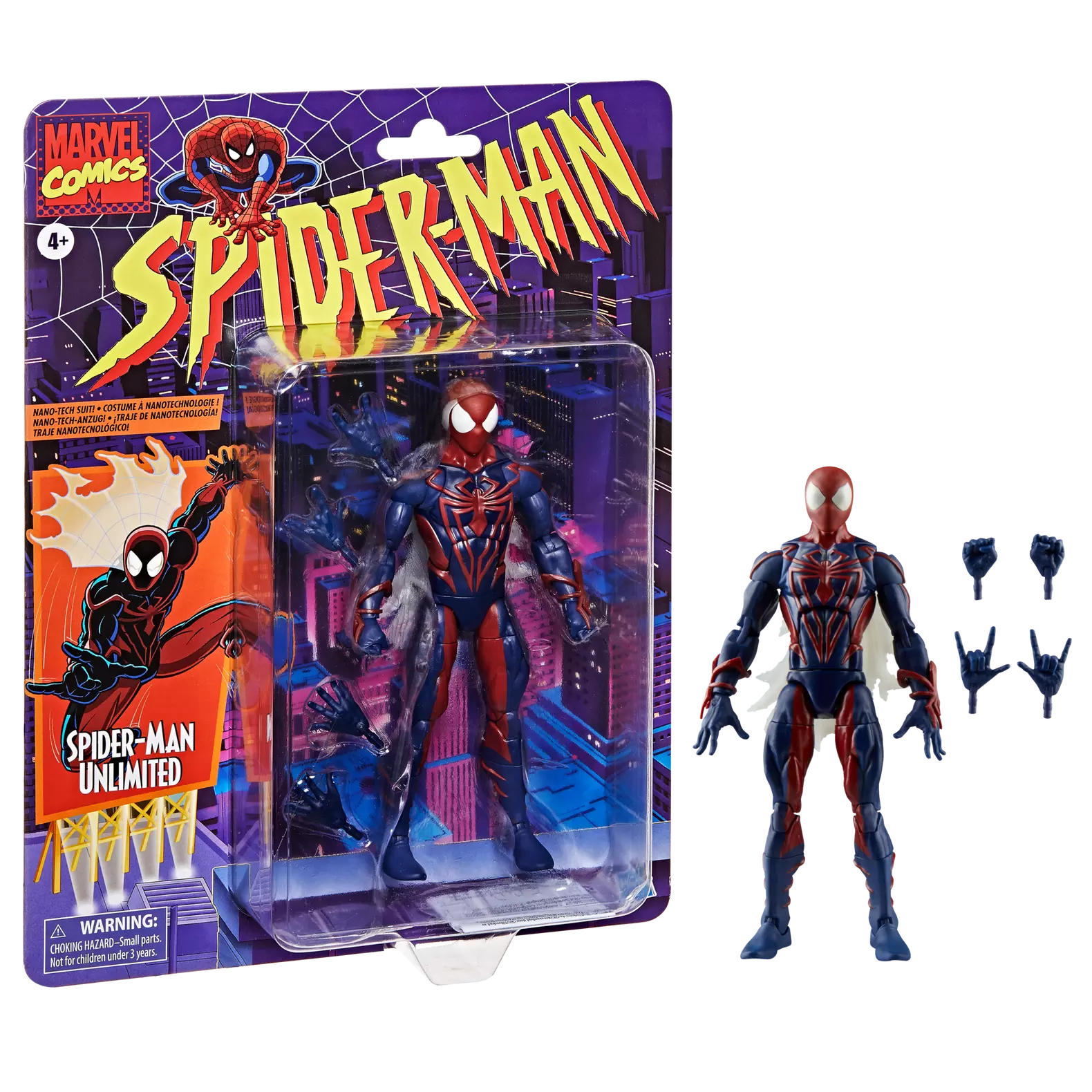 marvel legends series spider man unlimited hasbro
