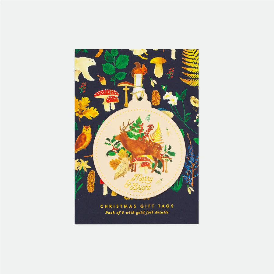 Winter herbarium - Étiquettes cadeaux