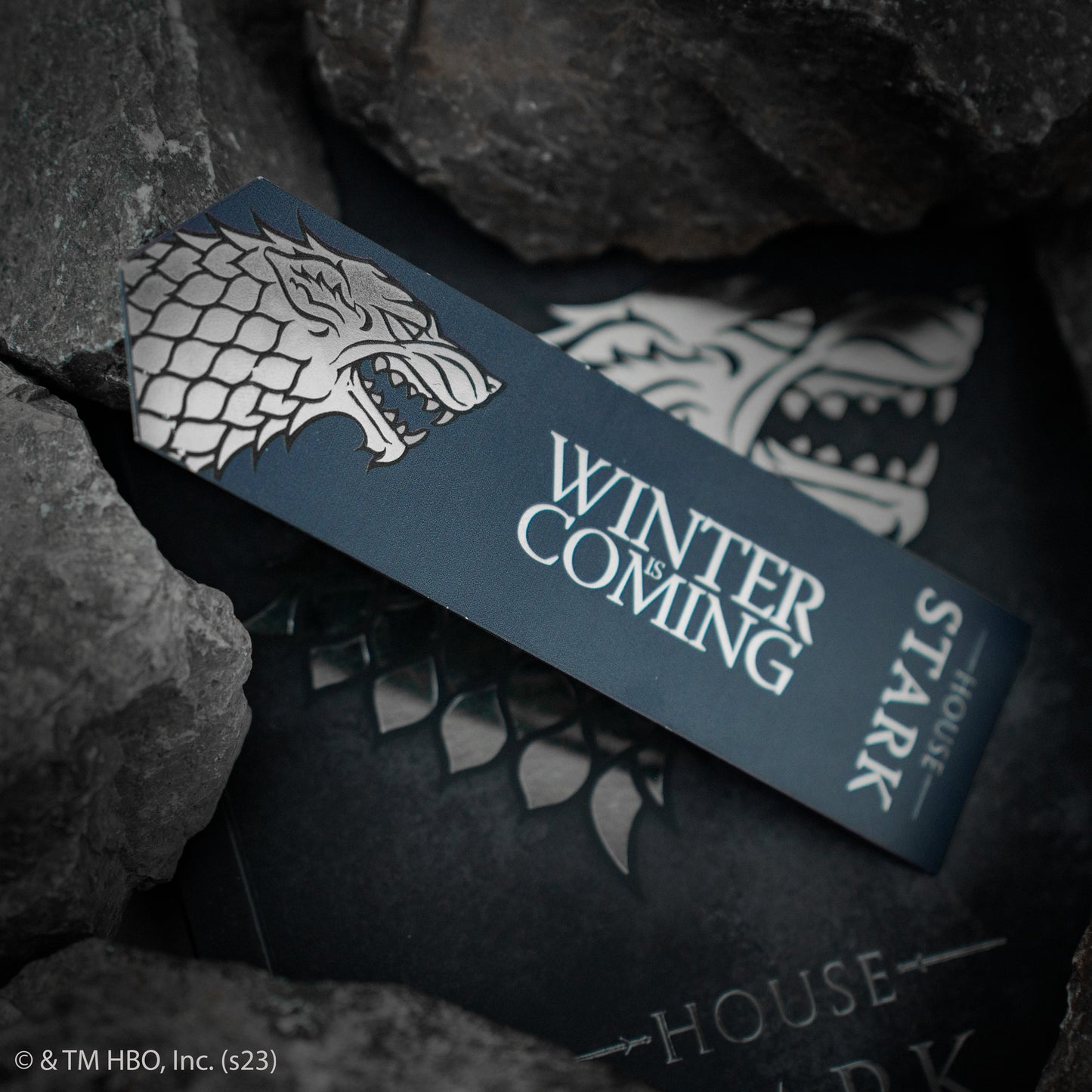 Stark metal bookmark