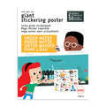 Adesivo gigante per poster da colorare 