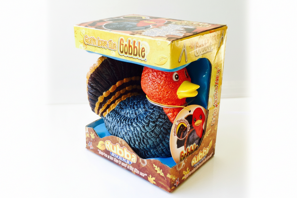 Pato de goma pavo «Gobble»