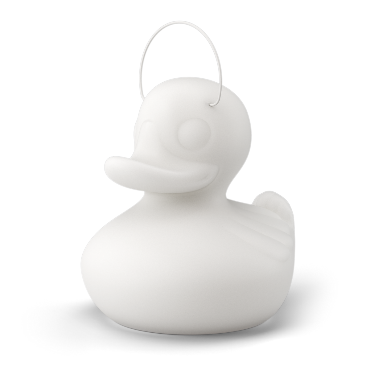 MEGA DUCK DUCK Lamp by Marke Newton in white perspective for Goodnight Light, children's lamp option