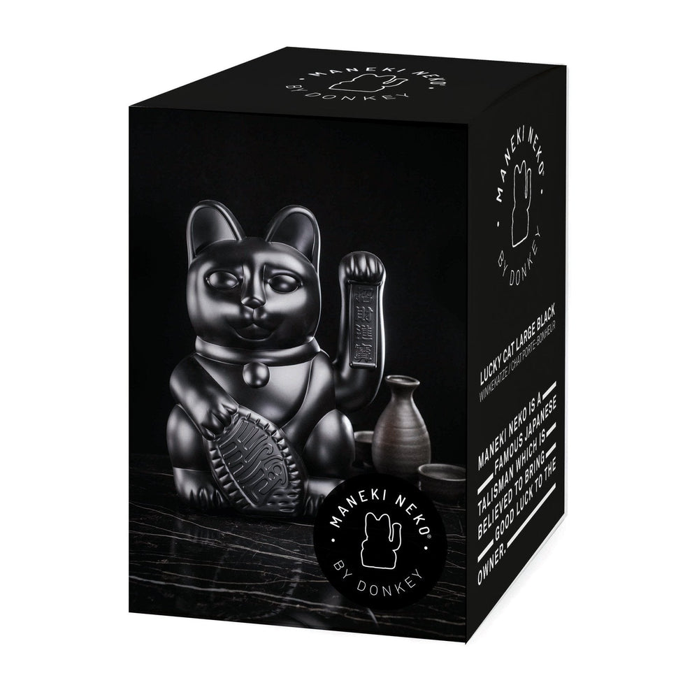Gran gato negro de suerte