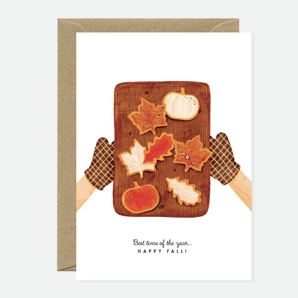 Happy Fall Cookies - Greeting Card