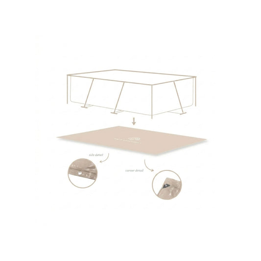 Ground Cover For Pool - Beige - Essence - 300 x 200 cm