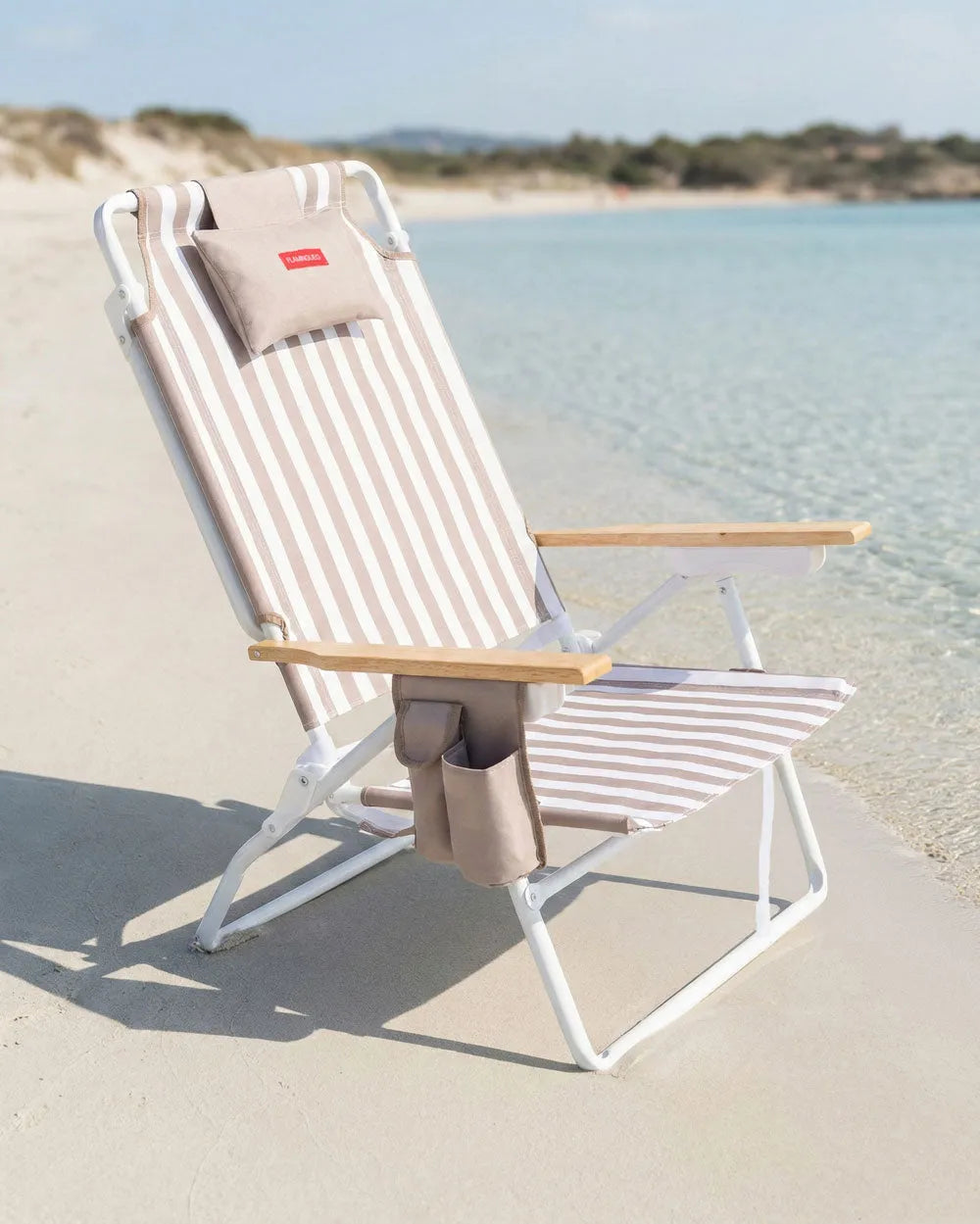 Silla de Playa Reclinable Alta con Nevera – LORELEI