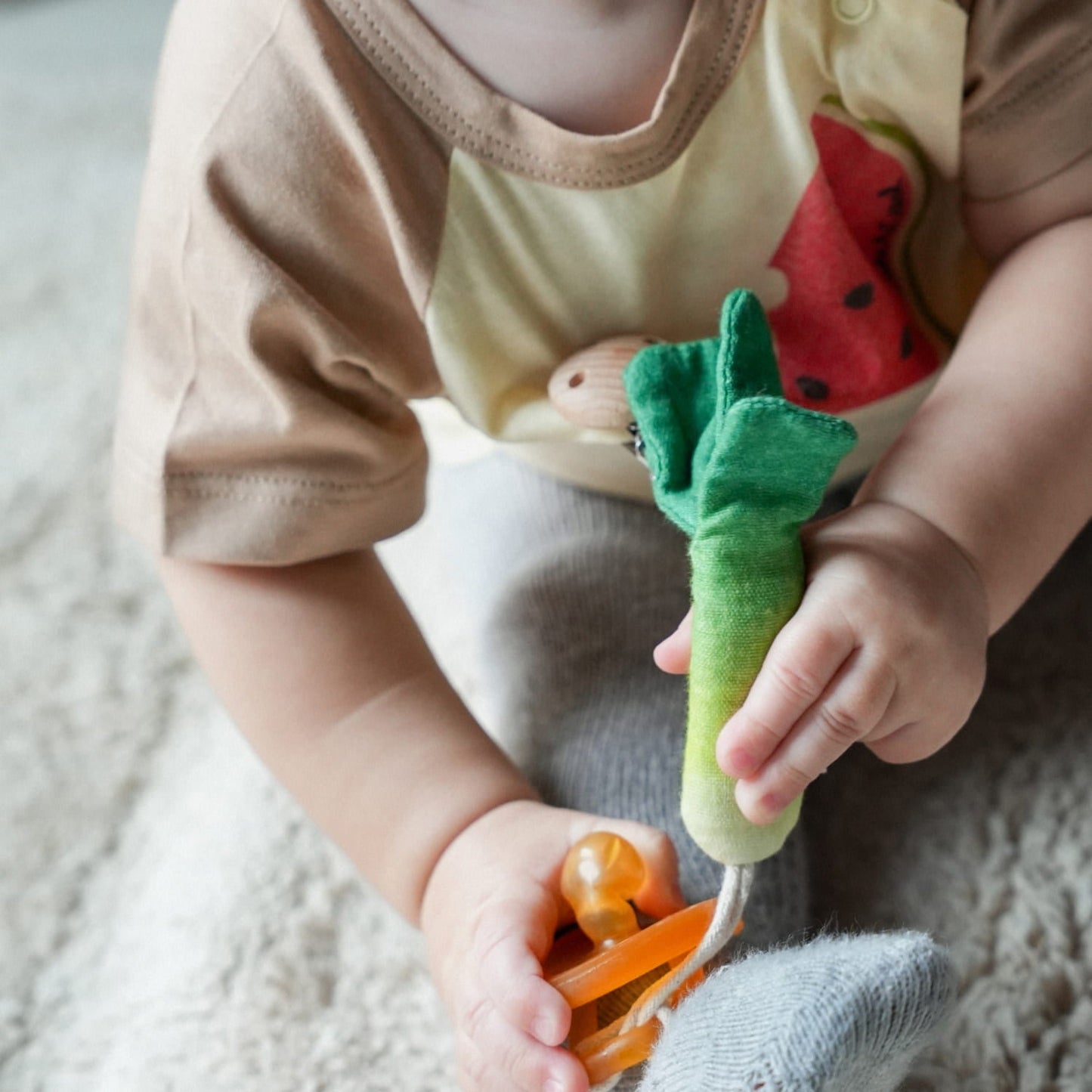 Fresh & Funky Pacifier Clips Set