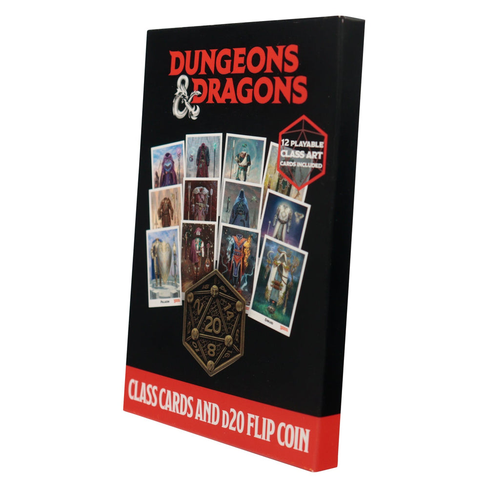 Pièce collector Dungeons & Dragons - Class Cards and D20 Flip