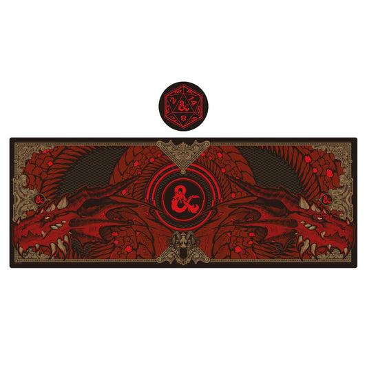 Desk pad XL & set de sous-verres Dungeons & Dragons