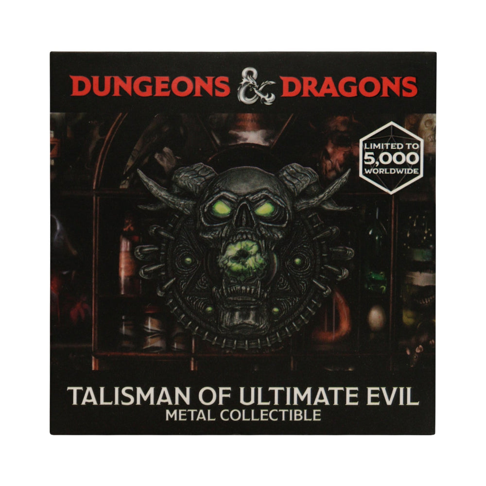 Médaillon collector Dungeons & Dragons - Talisman of Ultimate Evil + carte collector