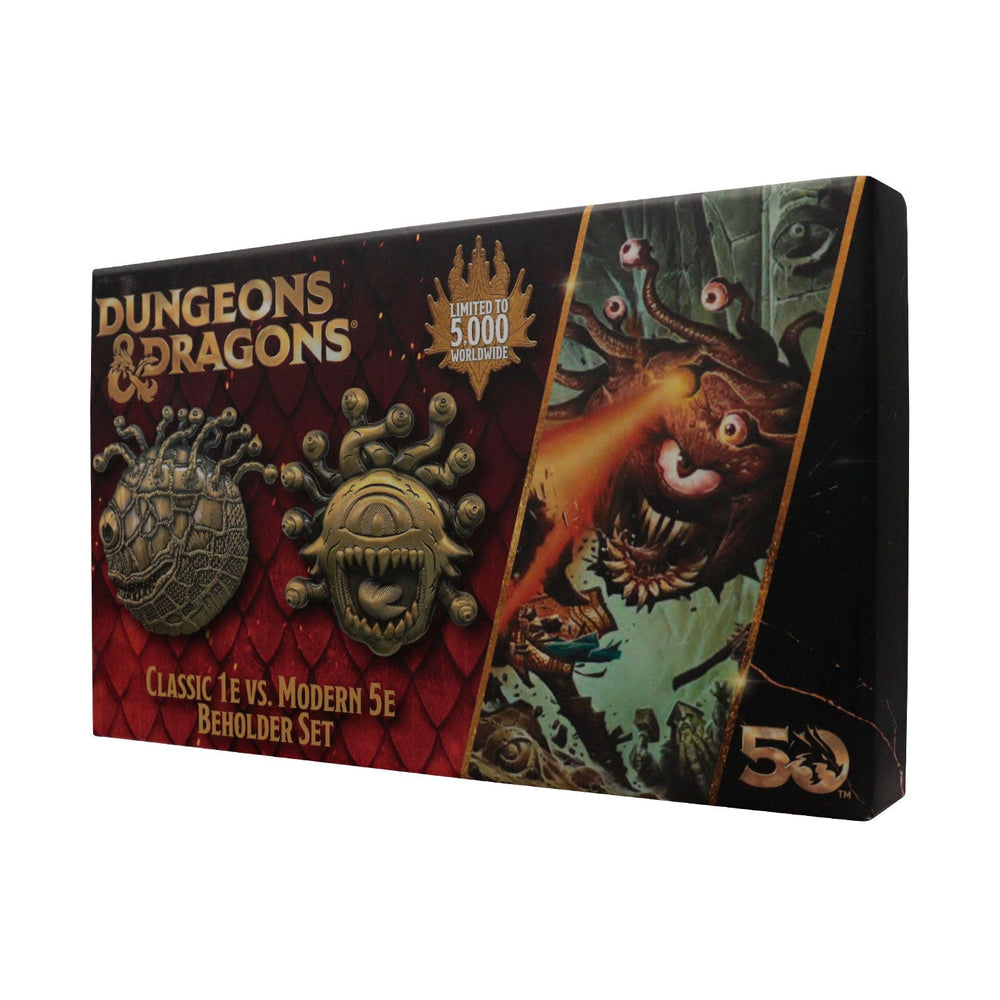 Set de médaillons collector Dungeons & Dragons - 50th Anniversary Beholder Twin