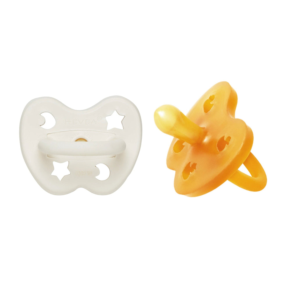 2 Symmetrical Pacifiers – Newborn 0+ Months