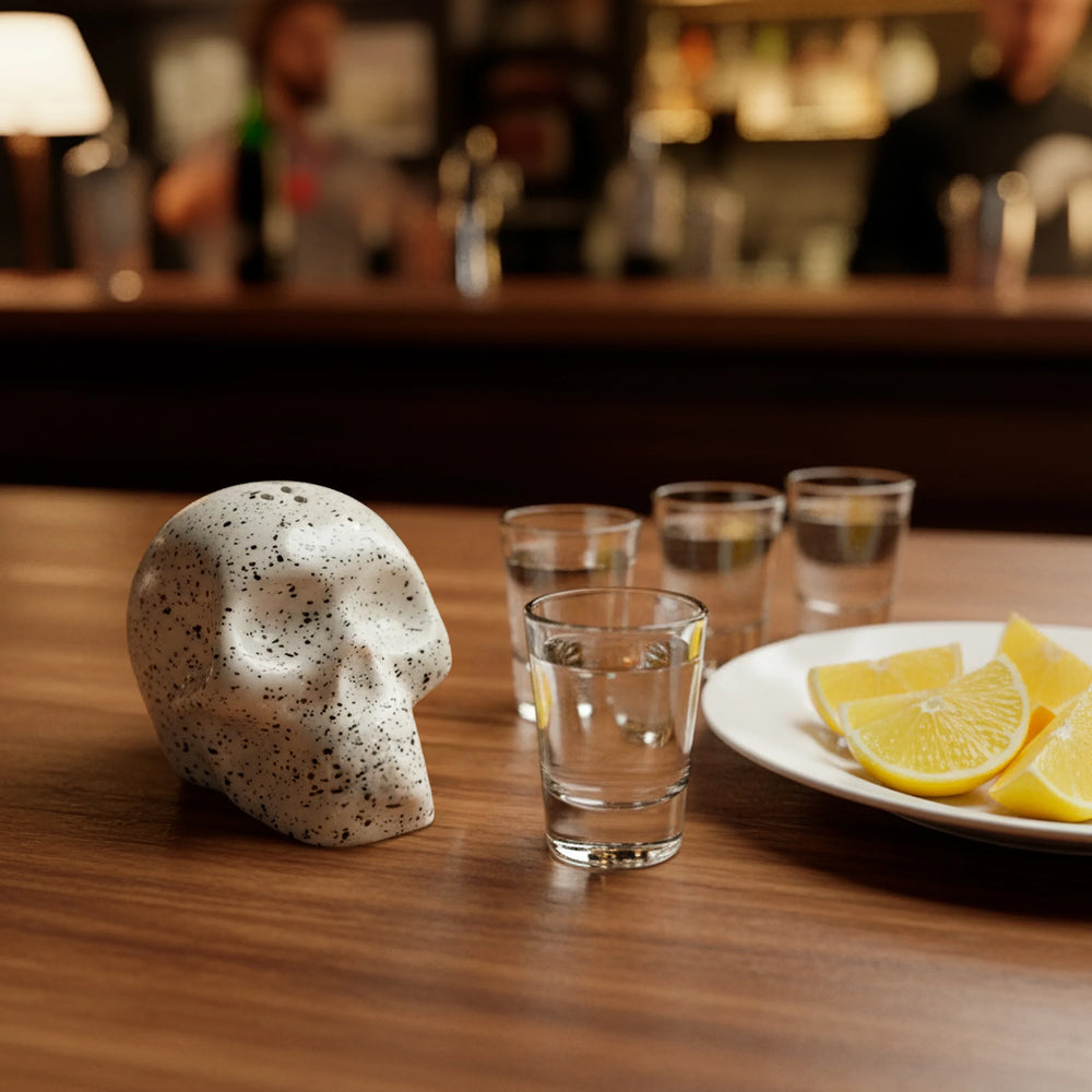 Salière et poivrière Têtes de Mort