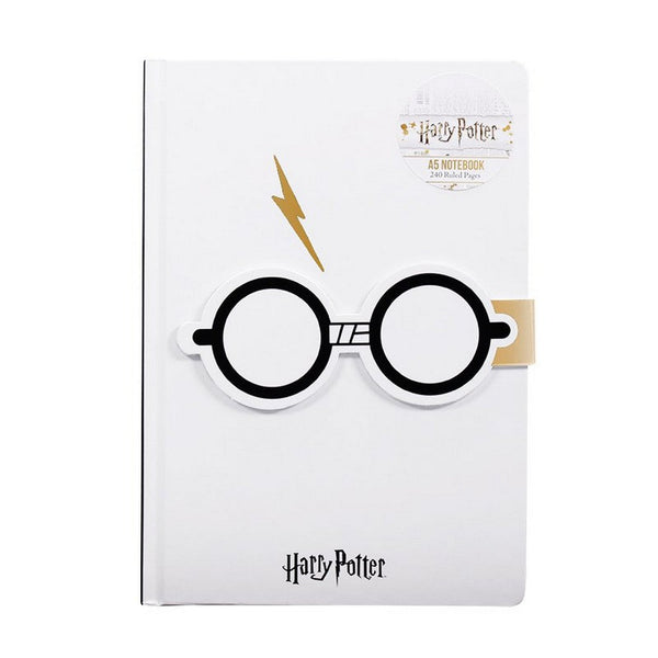 Harry Potter Notitieboek - Bliksemflits en Bril in reliëf 