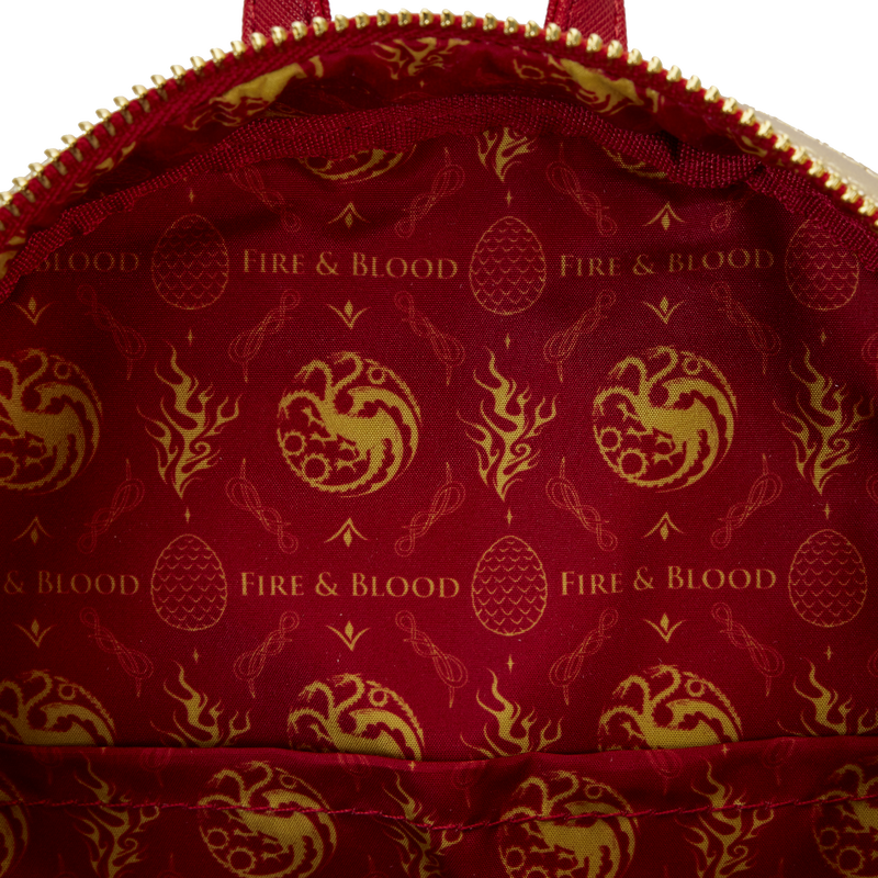 Mini mochila de la Casa del Dragón - Targaryen 