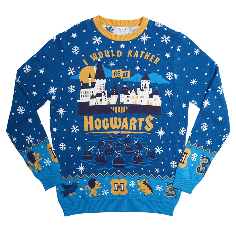 Maglione di Natale di Harry Potter - Hogwarts