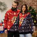 Suéter navideño He-Man vs. Esqueleto