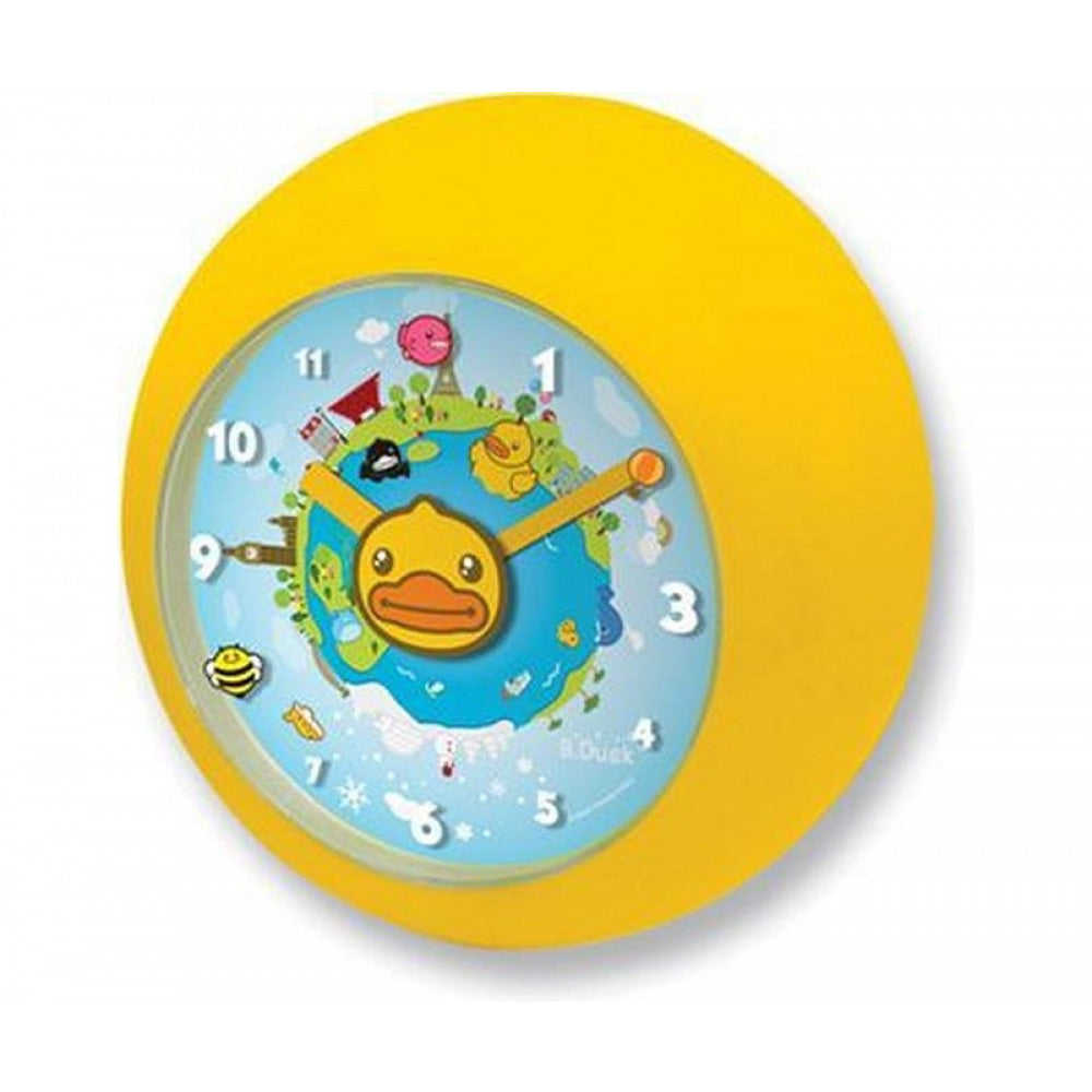 Wanduhr mit gelber Ente