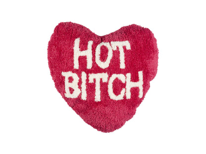 Coussin Cœur « Hot Bitch »