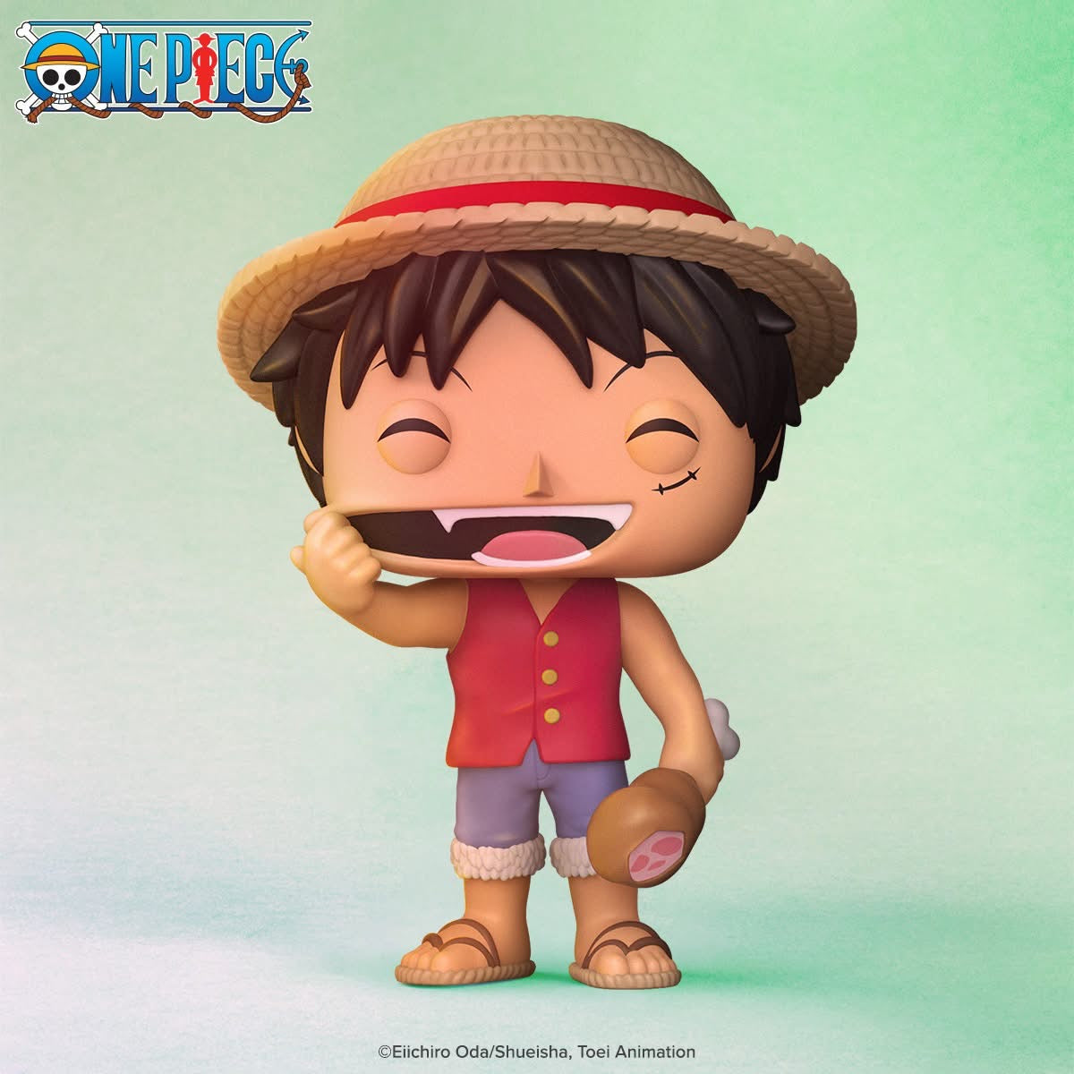 ¡Estallido! Monkey D. Luffy con carne