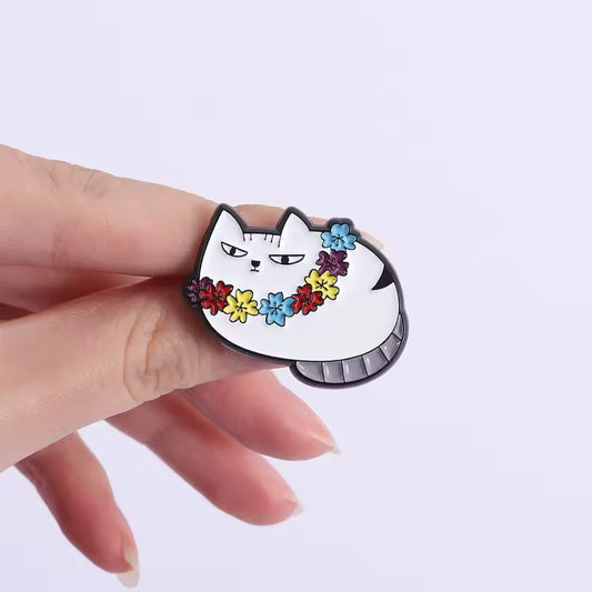 Pin's Chat Hawaïen