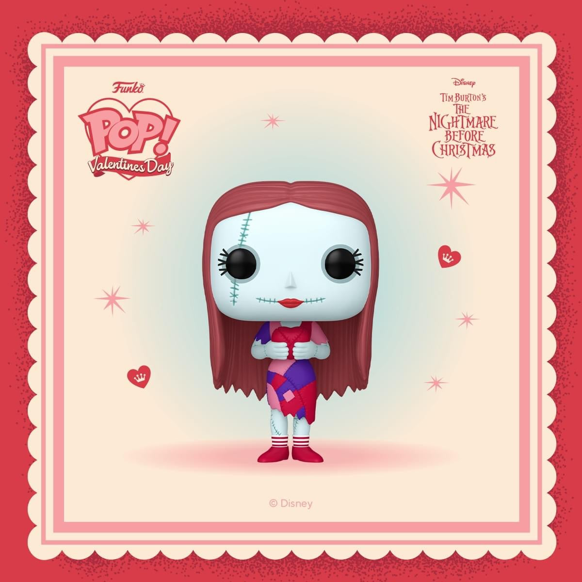 Sally con corazón de San Valentín