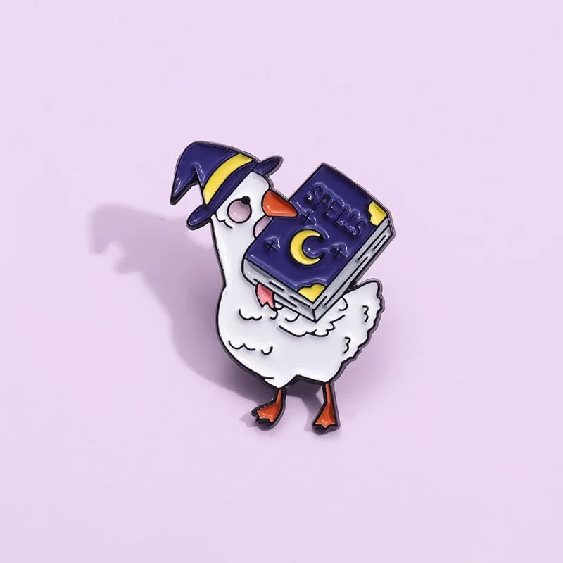 Pin's Canard Blanc Sorcier