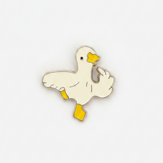 Pin's Canard Blanc Heureux