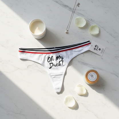 String "Oh My Duck" Blanc