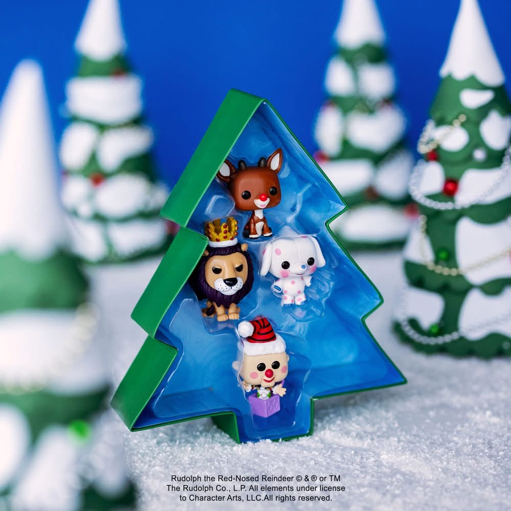 Pocket Pop! Holiday Rudolph the Red-Nosed Reindeer 4-Pack