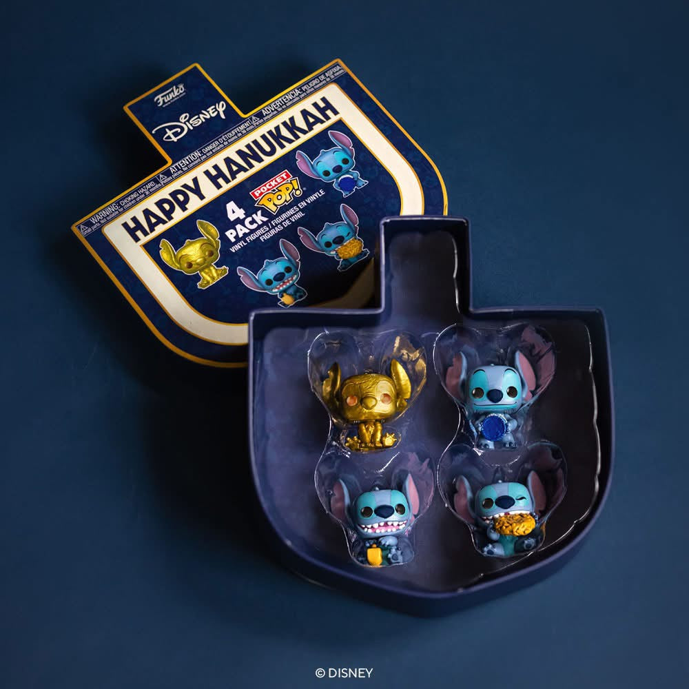 ¡Pop de bolsillo! Paquete de 4 puntadas de Happy Hanukkah