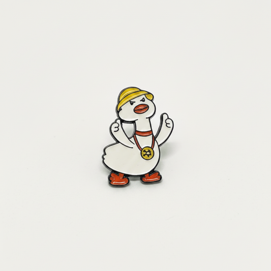 Spilla da turista "White Duck" 