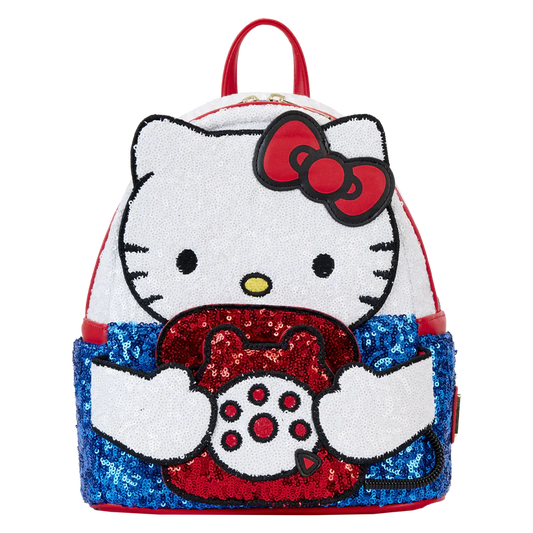 Mochila mini de Hello Kitty de Sanrio con lentejuelas